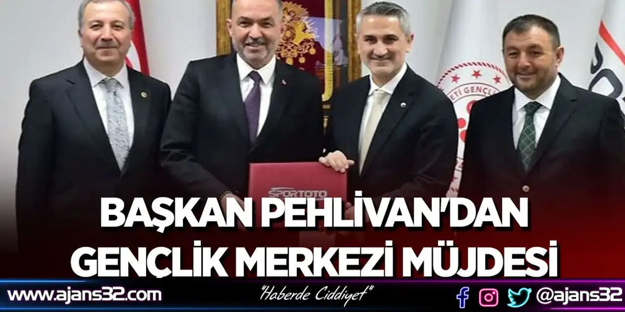 Başkan Pehlivan'dan Gençlik Merkezi Müjdesi