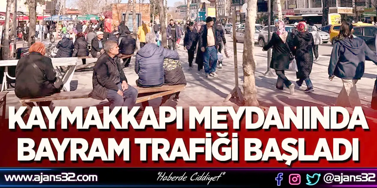 Kaymakkapı Meydanında Bayram Trafiği Başladı