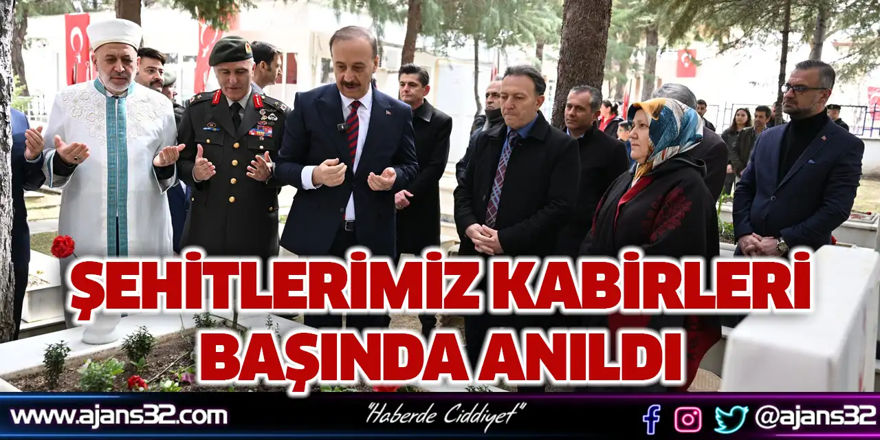 Şehitlerimiz Kabirleri Başında Anıldı