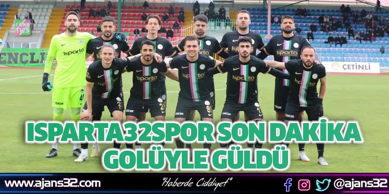 Isparta32spor Son Dakika Golüyle Güldü