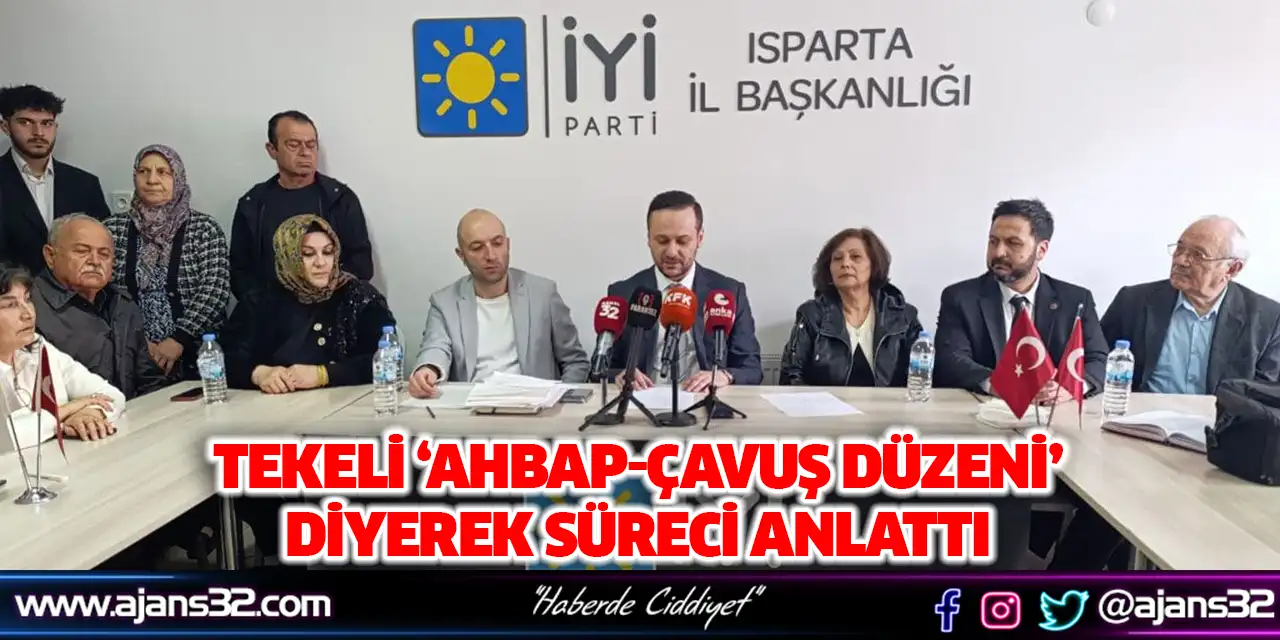 Tekeli ‘Ahbap-Çavuş Düzeni’ Diyerek Süreci Anlattı