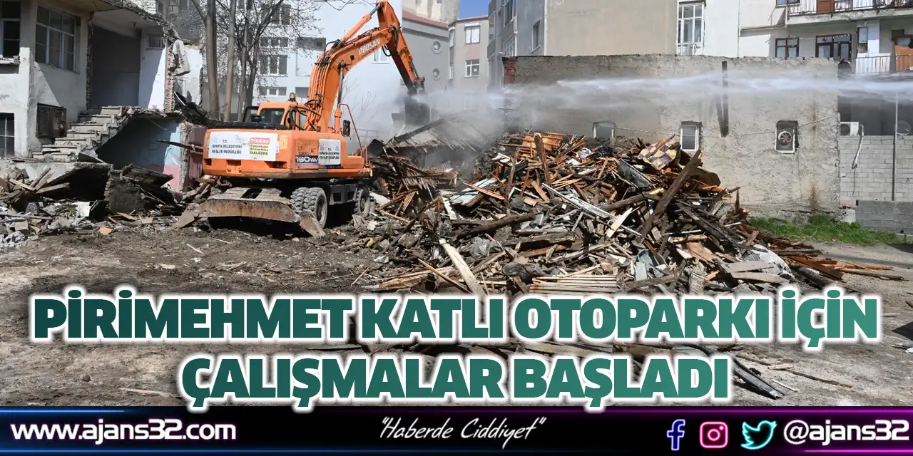 Pirimehmet Katlı Otoparkı İçin Çalışmalar Başladı