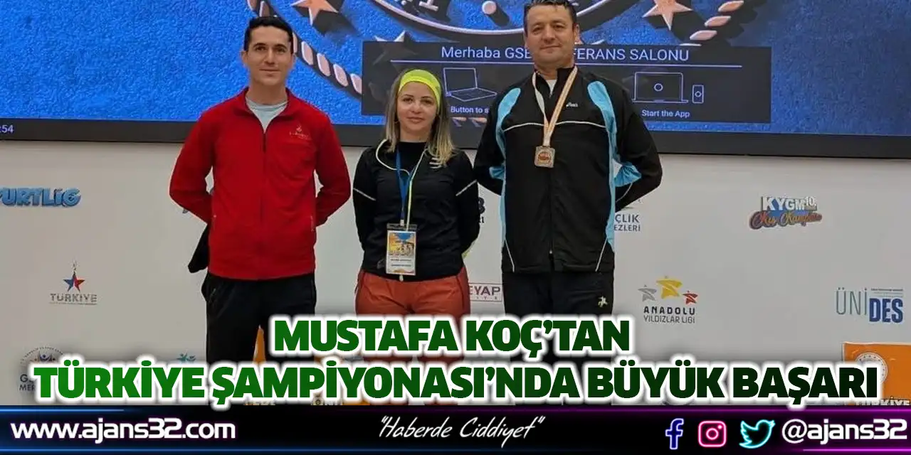 Mustafa Koç’tan Türkiye Şampiyonası’nda Büyük Başarı