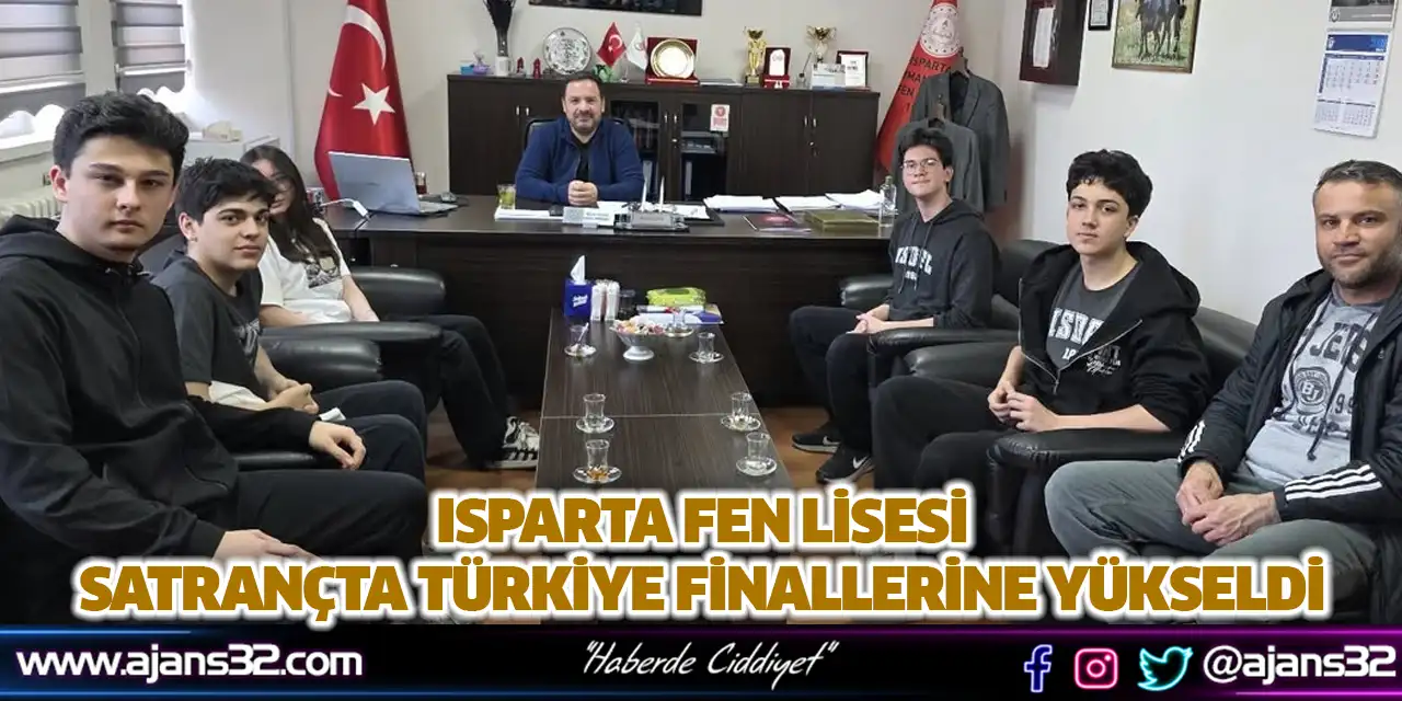 Isparta Fen Lisesi Satrançta Türkiye Finallerine Yükseldi