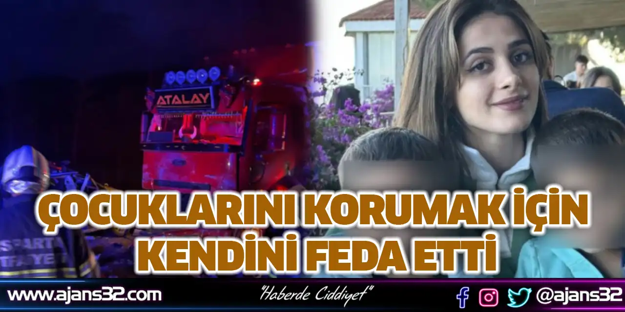 Çocuklarını Korumak İçin Kendini Feda Etti