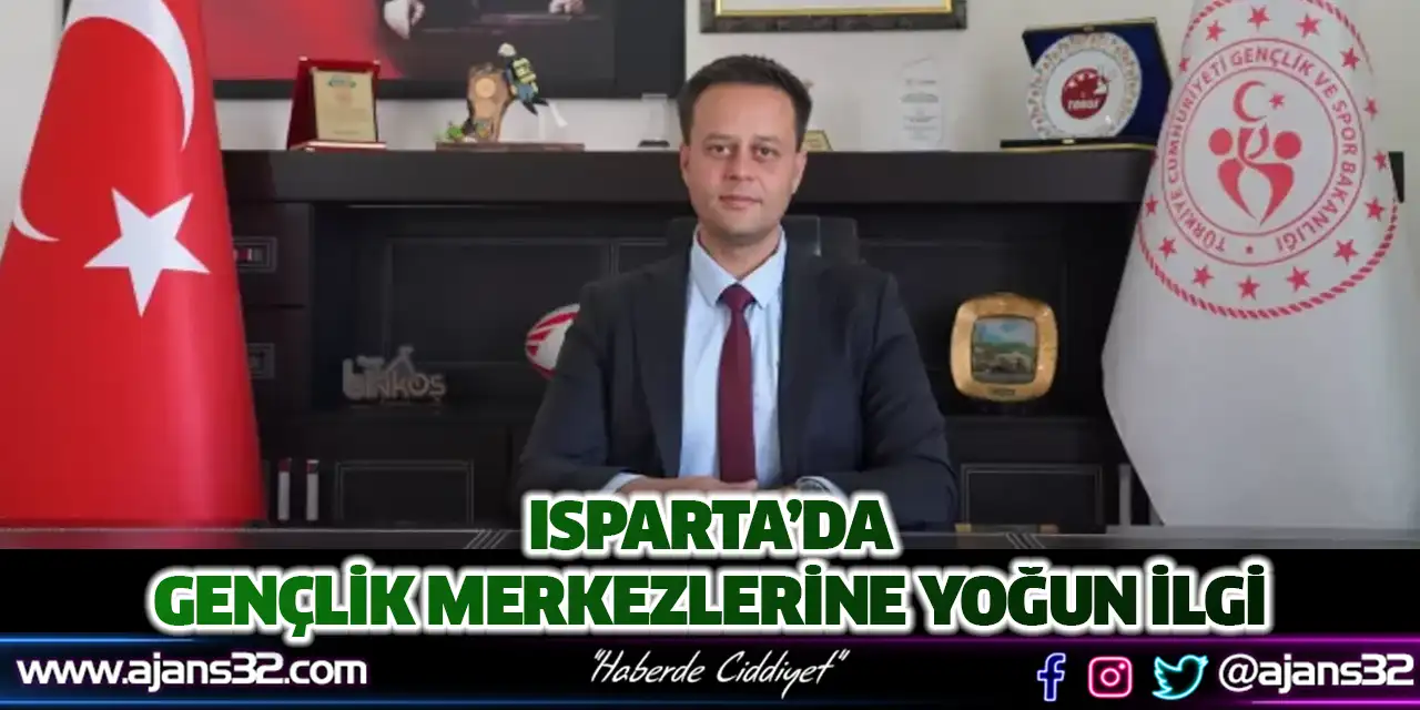 Isparta’da Gençlik Merkezlerine Yoğun İlgi