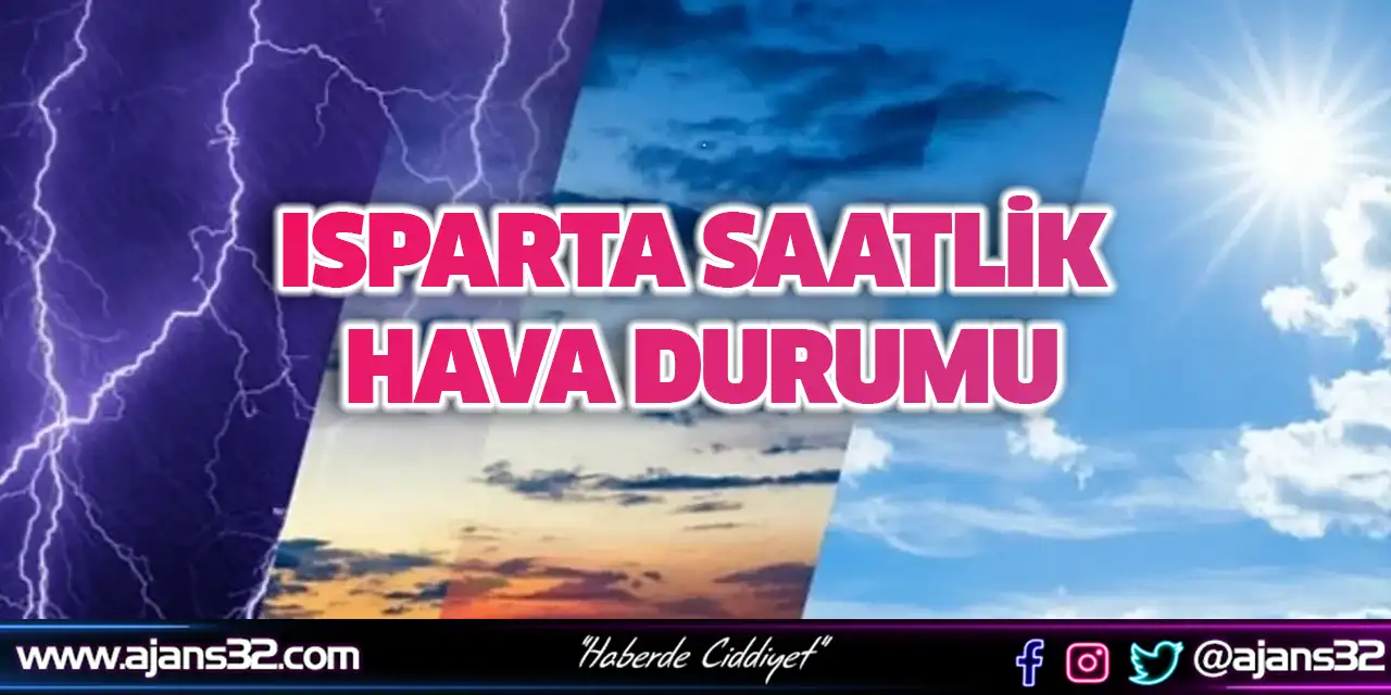 Isparta Saatlik Hava Durumu