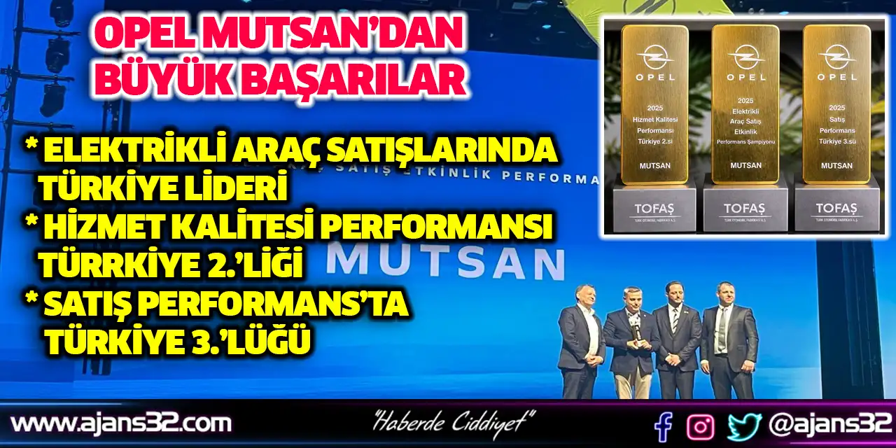 Opel Mutsan’dan Büyük Başarı: Elektrikli Araç Satışlarında Türkiye Lideri Oldu