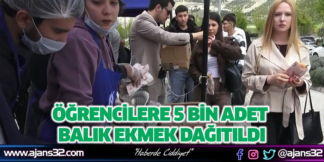 Öğrencilere 5 Bin Adet Balık Ekmek Dağıtıldı