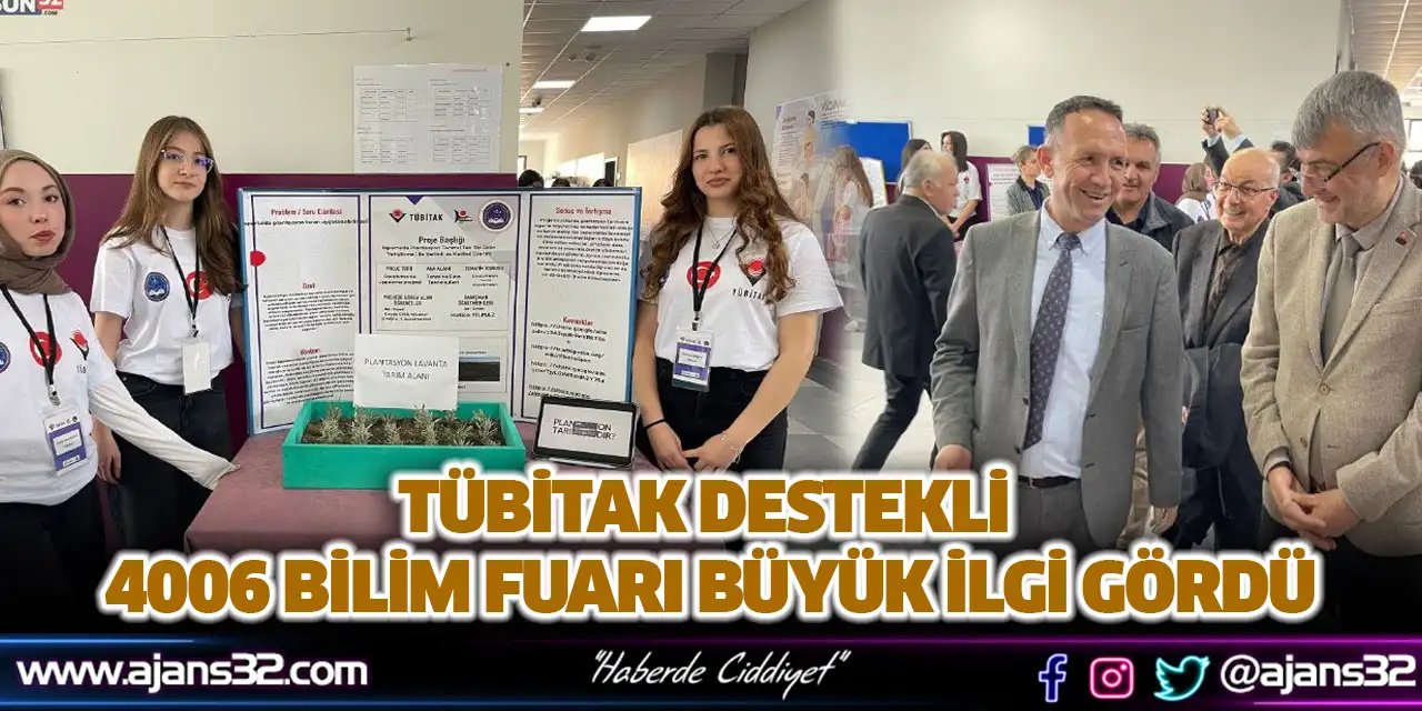 Tübitak Destekli 4006 Bilim Fuarı Büyük İlgi Gördü