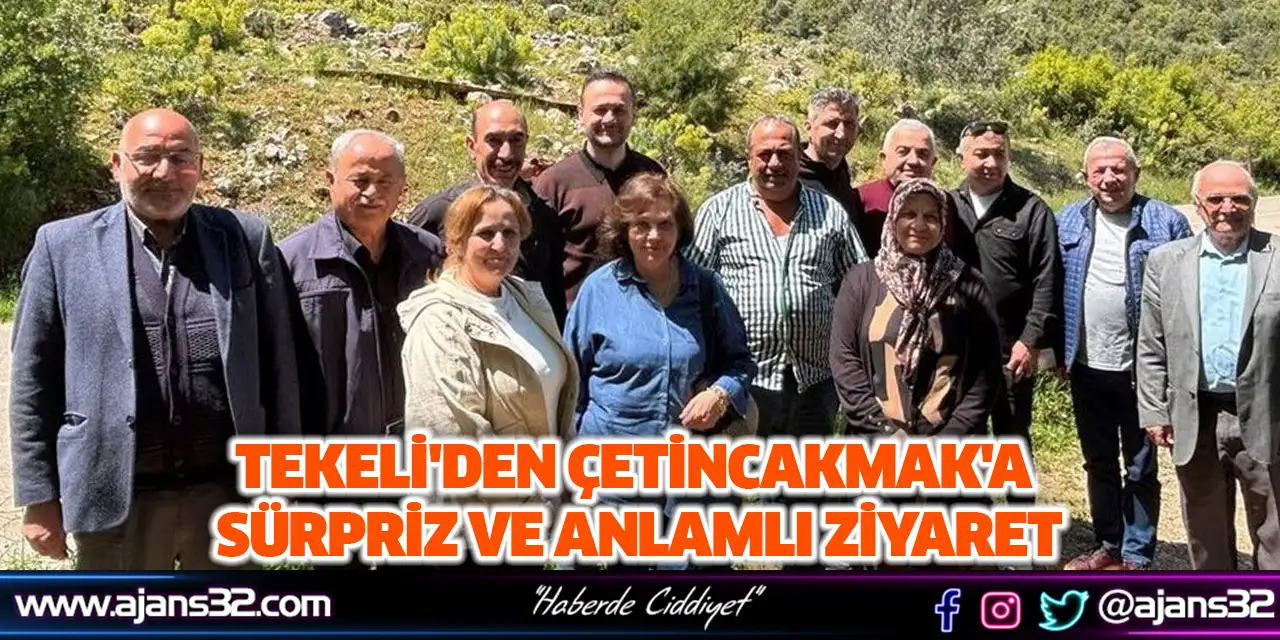 Tekeli'den Çetincakmak'a Sürpriz ve Anlamlı Ziyaret