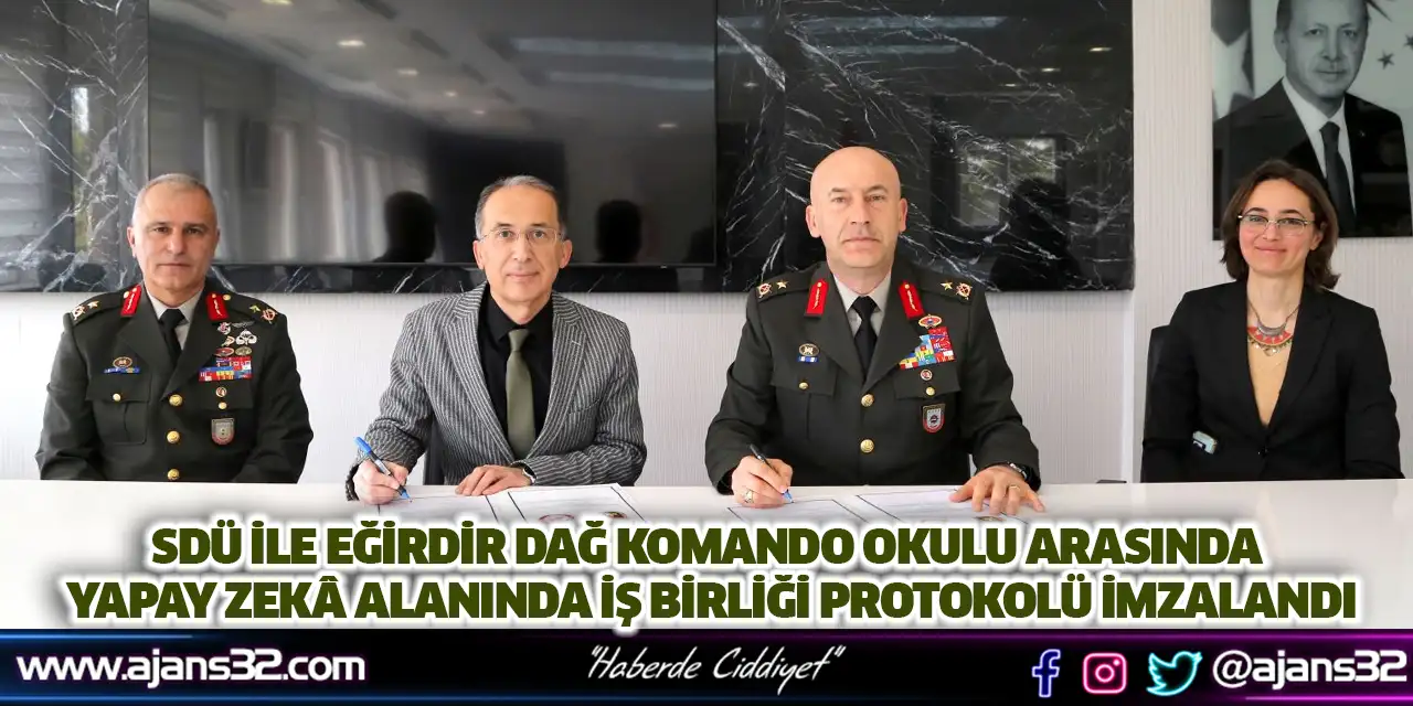 Sdü İle Eğirdir Dağ Komando Okulu Arasında İş Birliği Protokolü İmzalandı