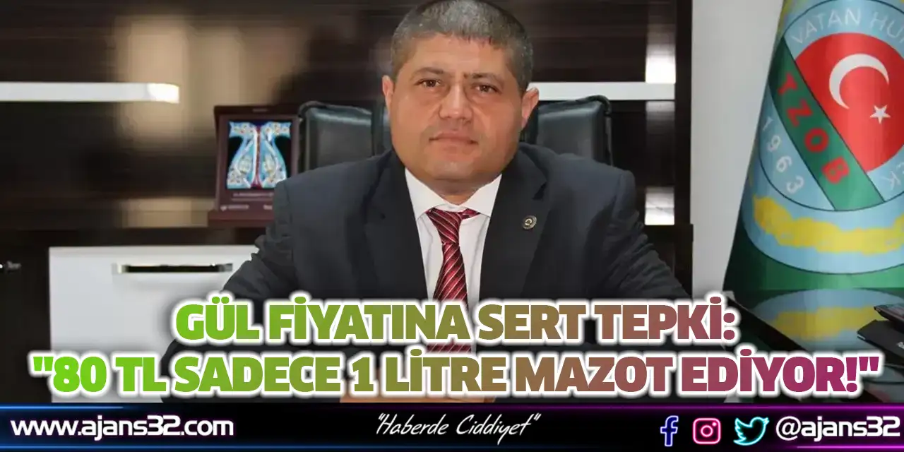 Gül Fiyatına Sert Tepki: "80 TL Sadece 1 Litre Mazot Ediyor!"