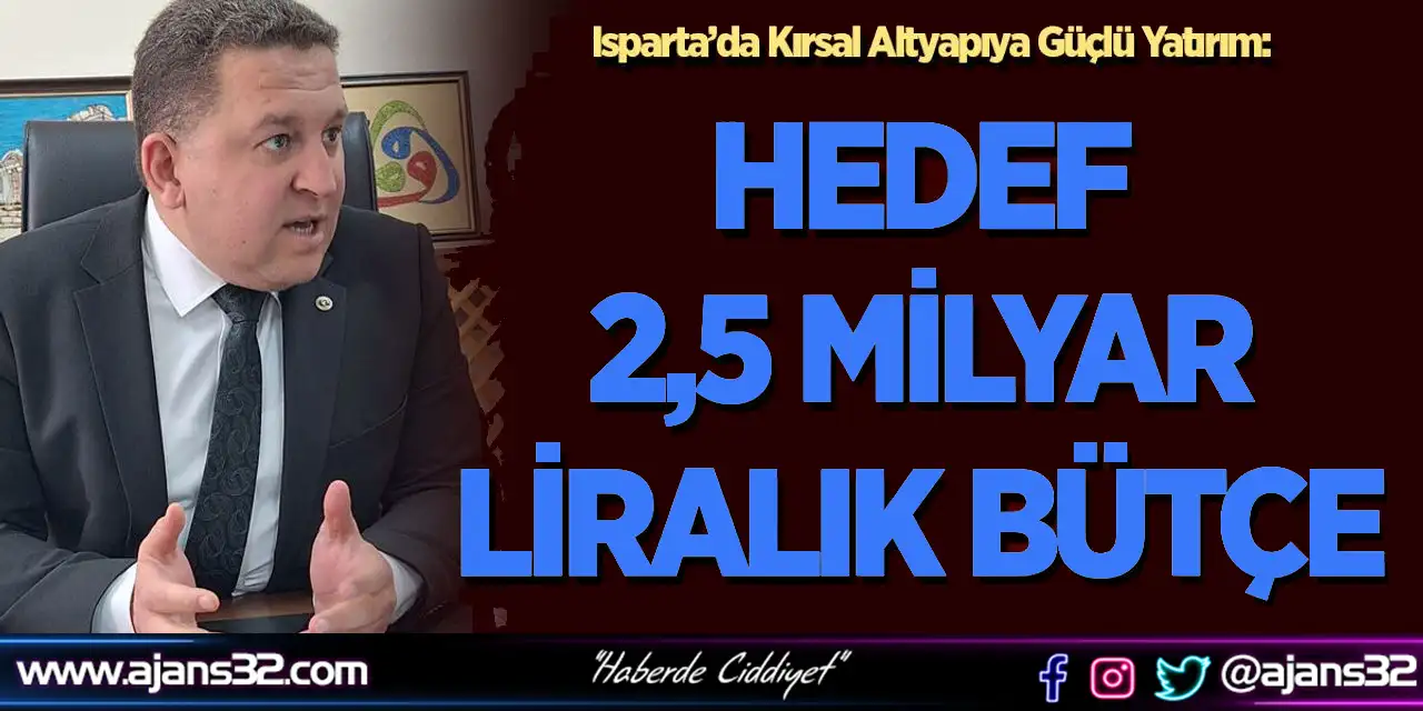 Hedef 2,5 Milyar Liralık Bütçe