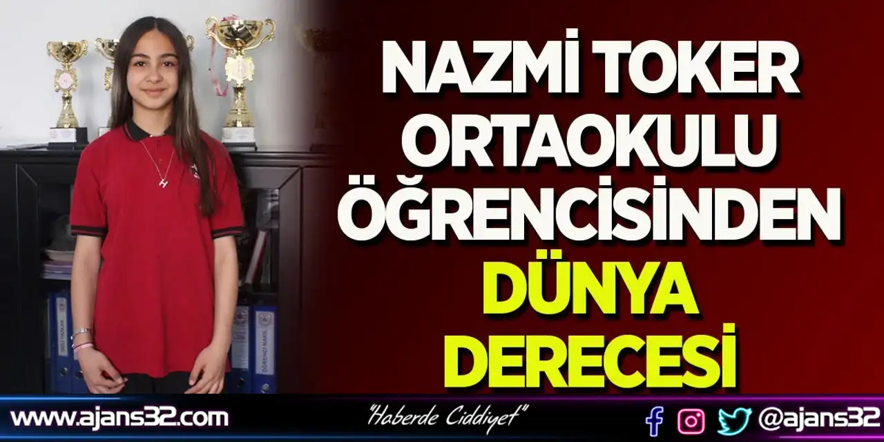 Nazmi Toker Ortaokulu Öğrencisinden Dünya Derecesi