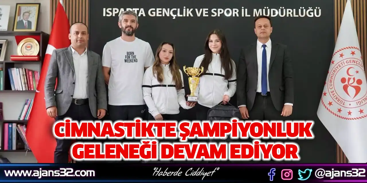 Cimnastikte Şampiyonluk Geleneği Devam Ediyor