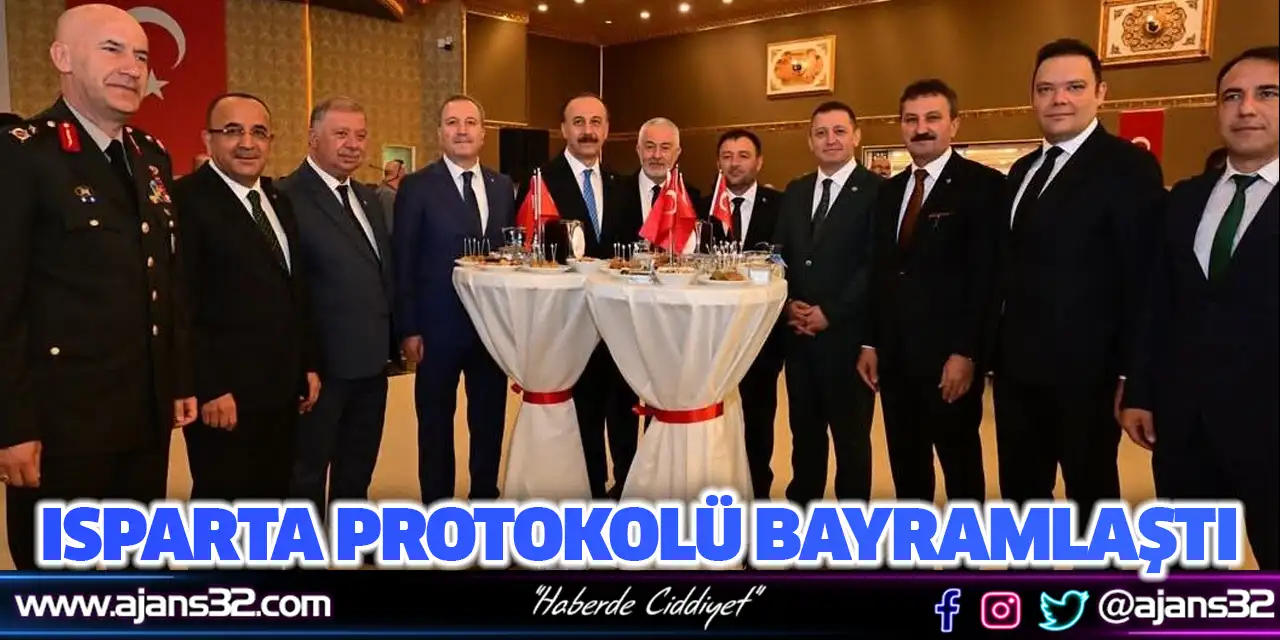 Isparta Protokolü Bayramlaştı
