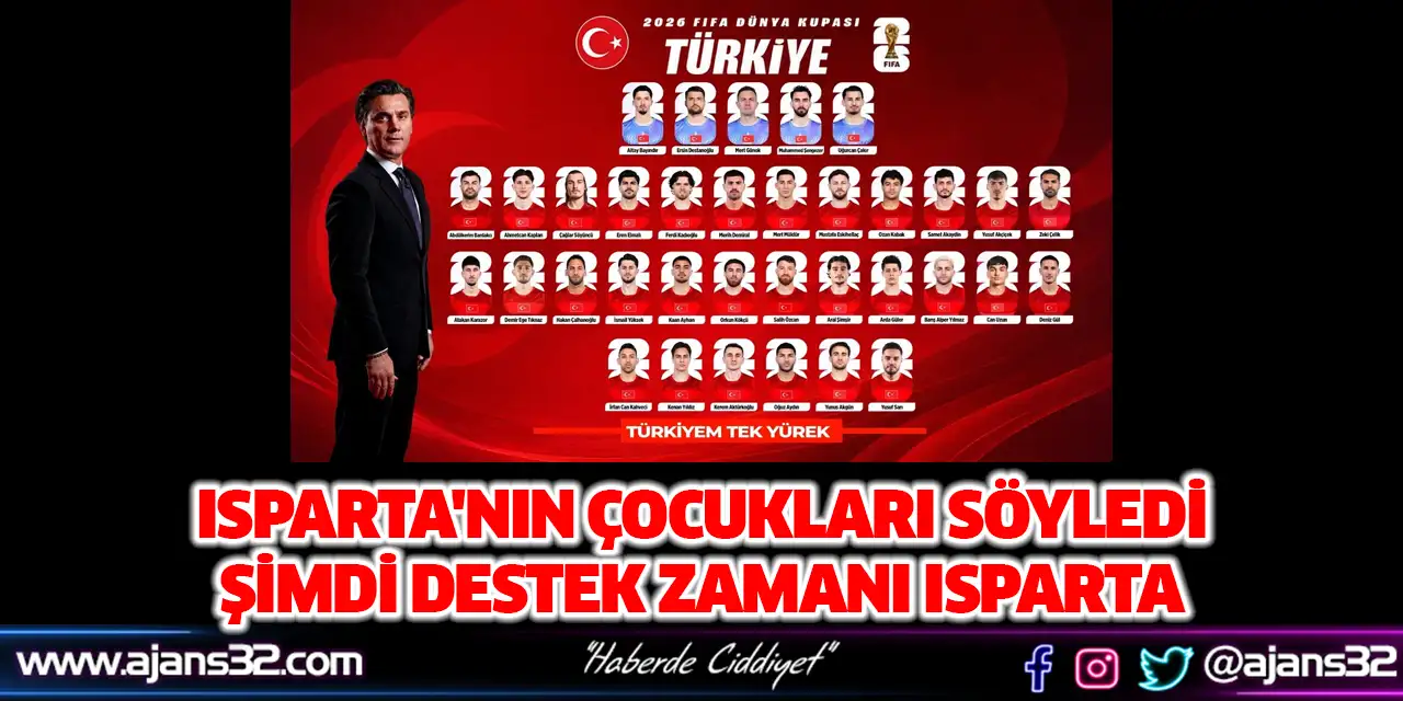 Isparta'nın Çocukları Söyledi, Şimdi Destek Zamanı Isparta