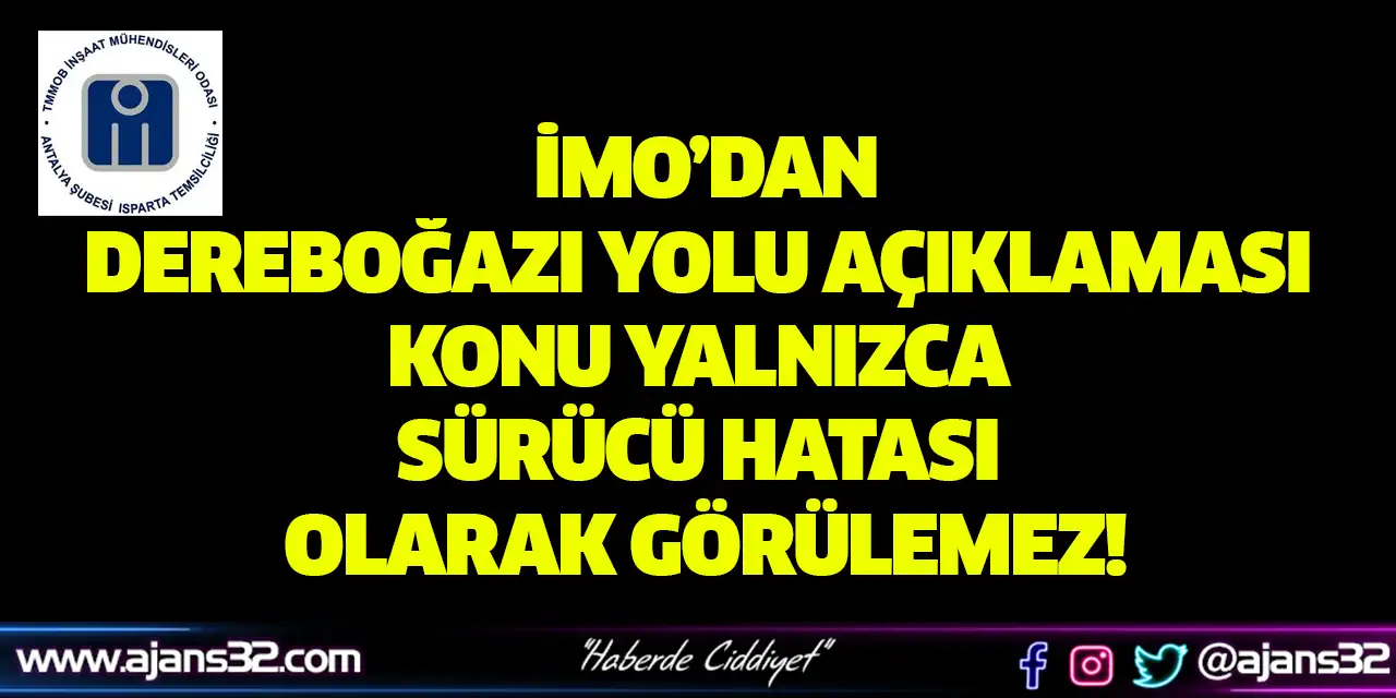 "Konu Yalnızca Sürücü Hatası Olarak Görülemez"