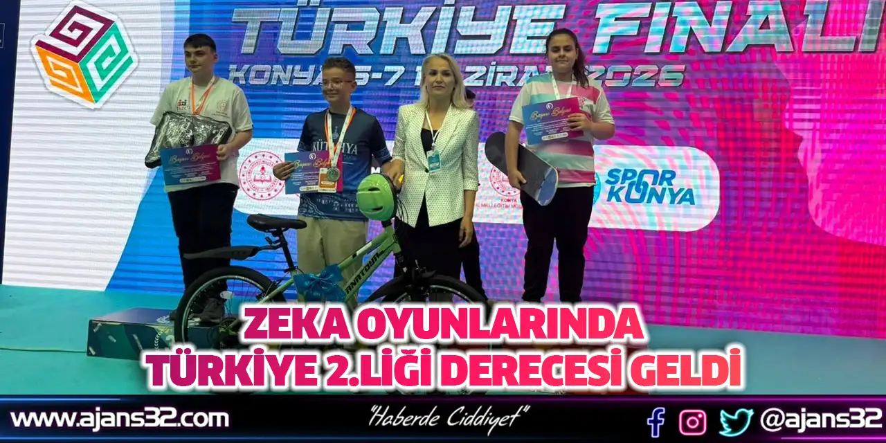 Zeka Oyunlarında Türkiye 2.Liği Derecesi Geldi