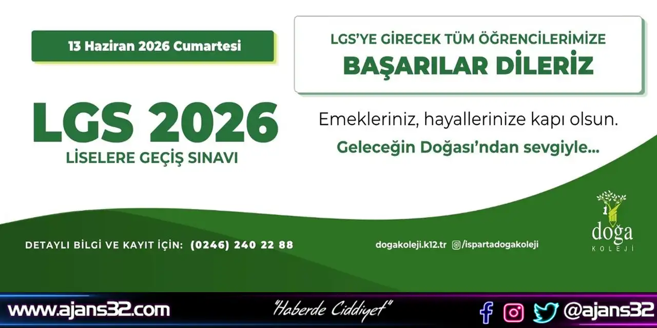 Isparta Doğa Koleji Geleceğin Liderlerine Başarılar Diledi