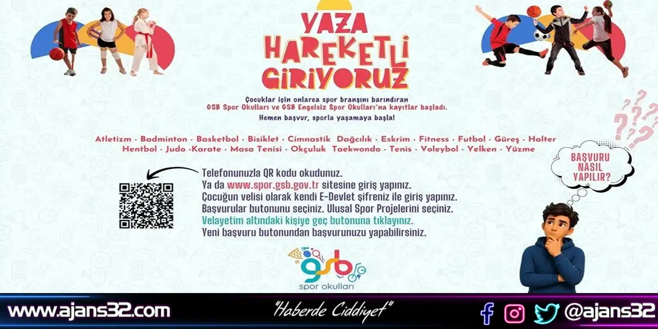 Yaz Spor Okulları başlıyor