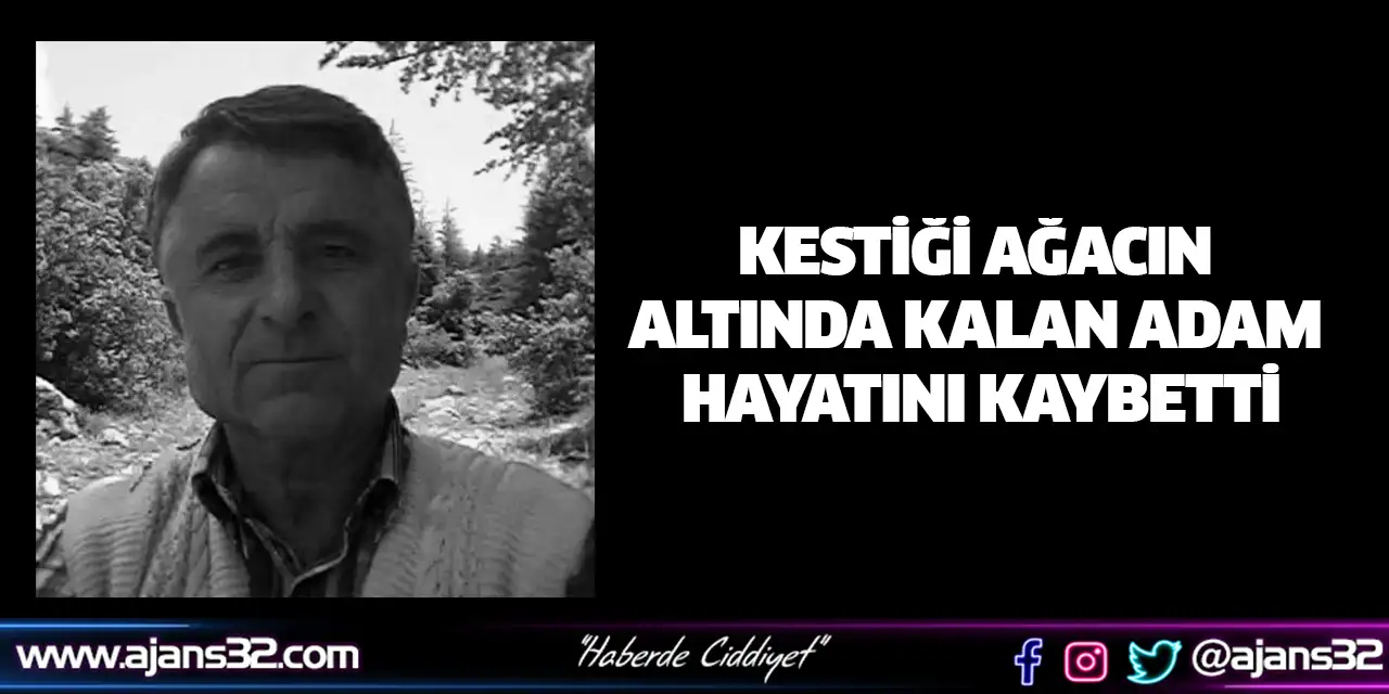 Kestiği Ağacın Altında Kalan Adam Hayatını Kaybetti