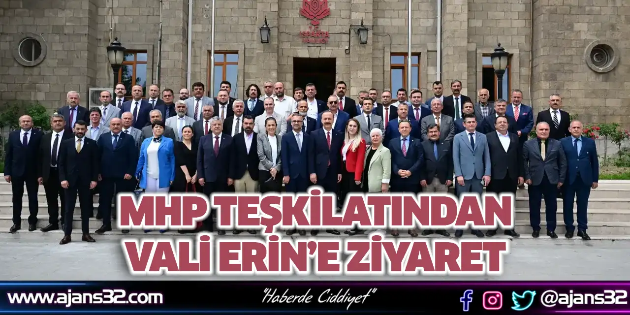Mhp Teşkilatından Vali Erin’e Ziyaret