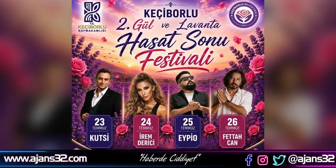 Keçiborlu Festivali'nin Yıldızları Belli Oldu