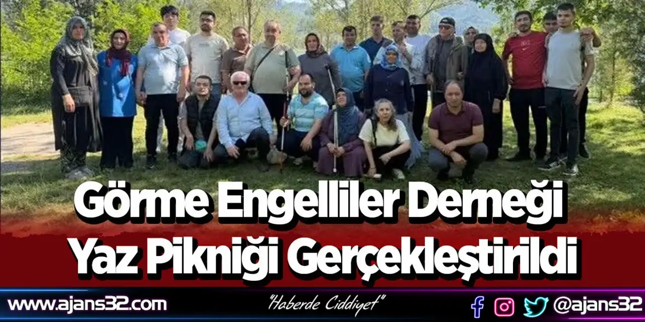 Görme Engelliler Derneği Yaz Pikniği Gerçekleştirildi