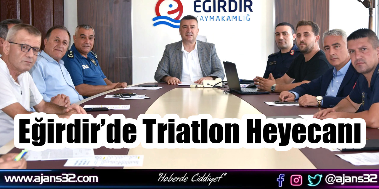 Eğirdir’de Triatlon Heyecanı