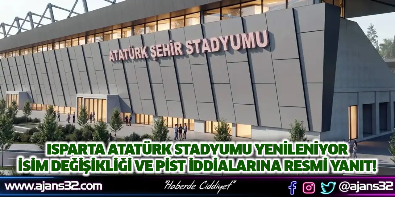 Isparta Atatürk Stadyumu Yenileniyor