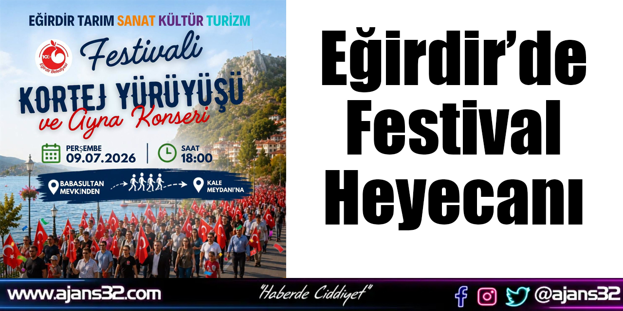 Eğirdir’de Festival Heyecanı