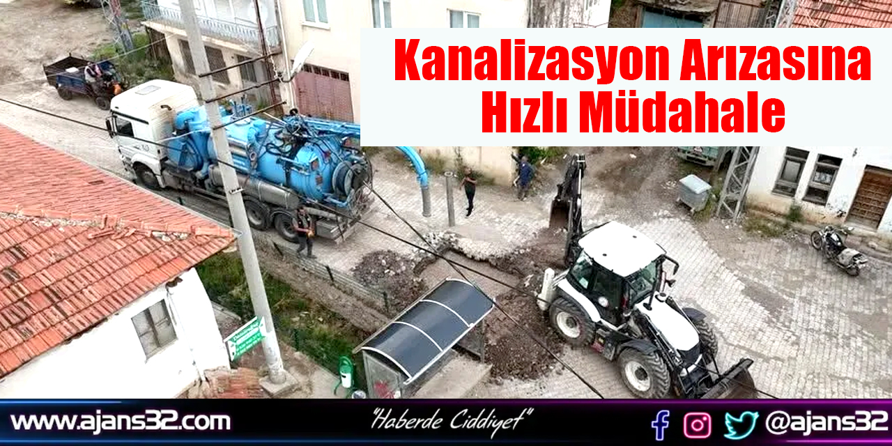 Kanalizasyon Arızasına Hızlı Müdahale