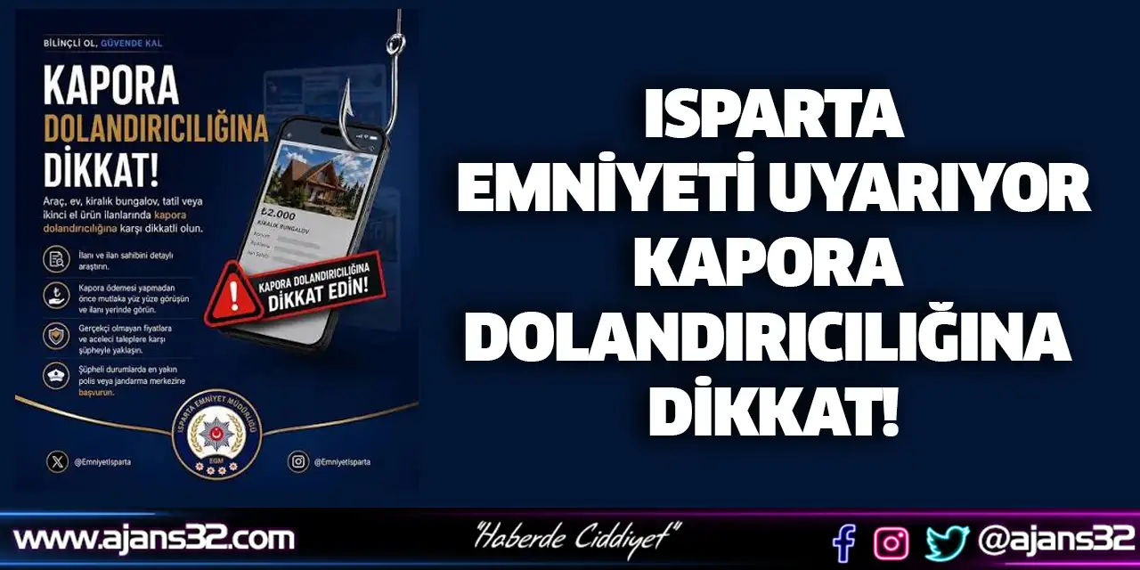 Kapora Dolandırıcılığına Dikkat!