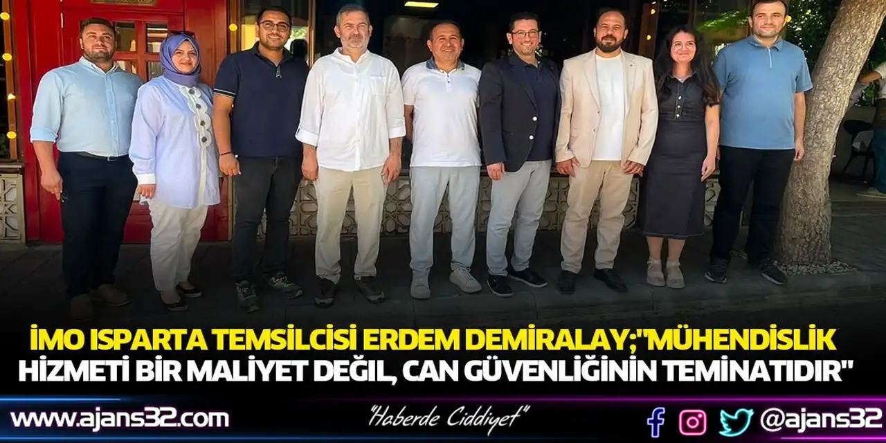"Mühendislik Hizmeti Maliyet Değil, Can Güvenliğidir"