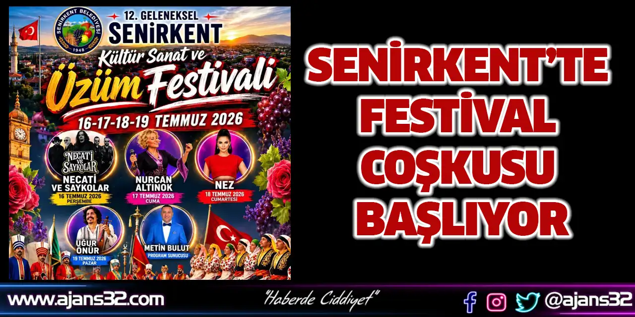 Senirkent’te Festival Coşkusu Başlıyor