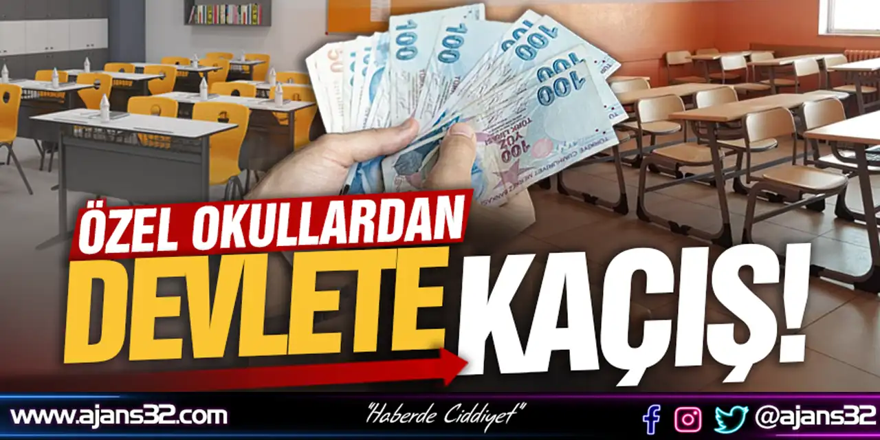 Özel Okullardan Devlete Kaçış!