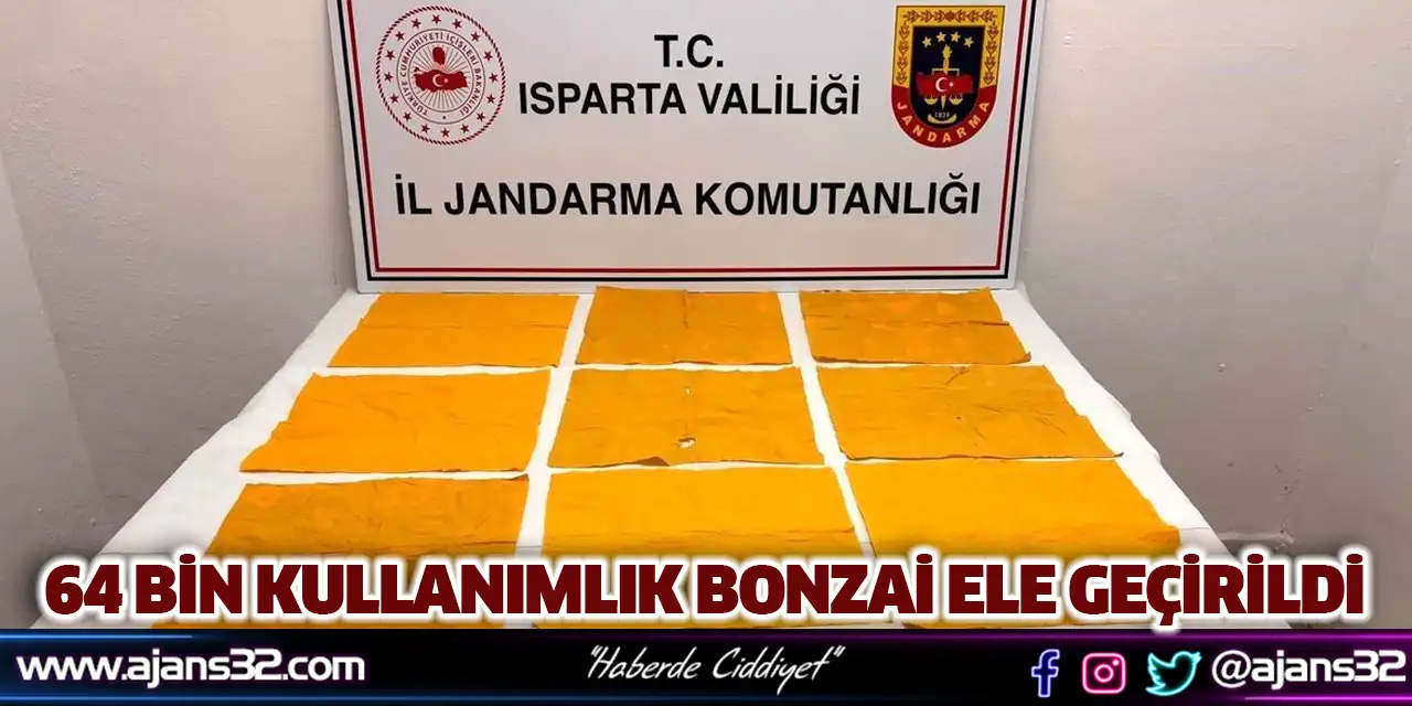 64 Bin Kullanımlık Bonzai Ele Geçirildi