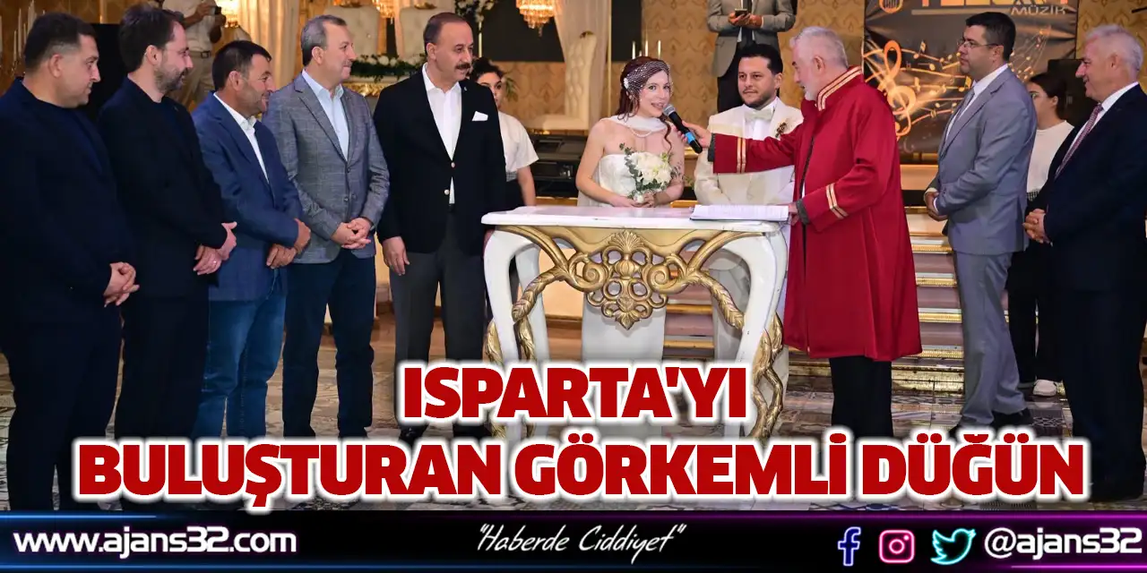 Isparta'yı Buluşturan Görkemli Düğün