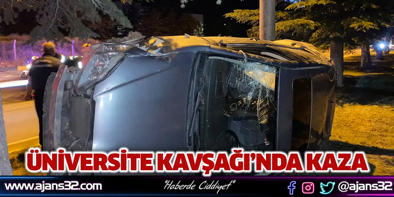 Üniversite Kavşağı’nda Kaza