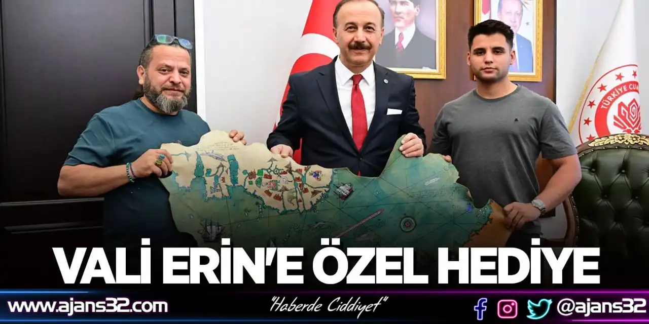Deri Ustasından Vali Erin'e Özel Hediye