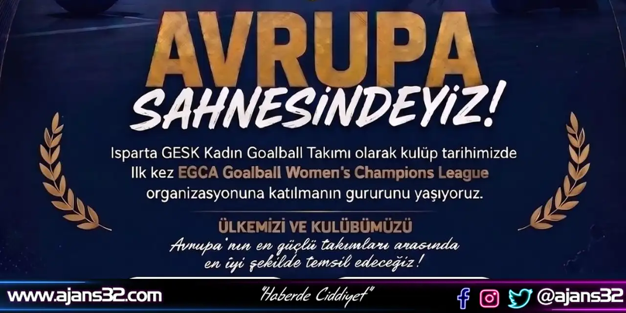Isparta Görme Engelliler Spor Kulübü Kadın Takımımız Avrupa Sahnesinde