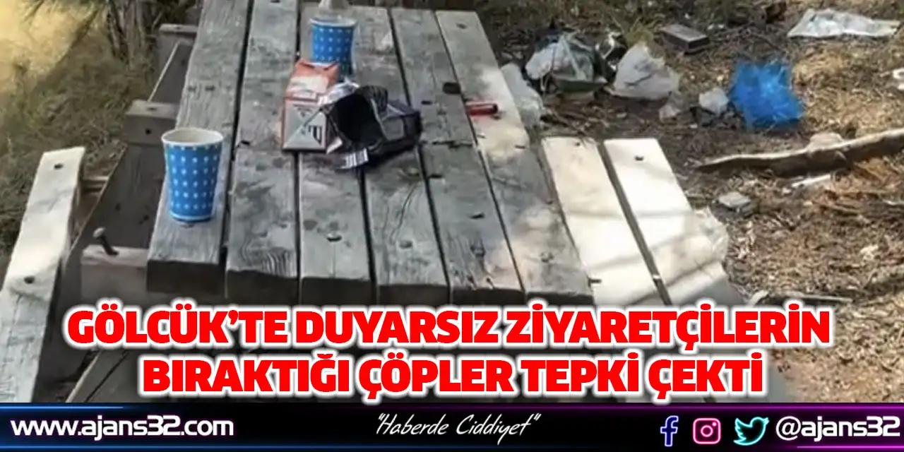 Gölcük’te Duyarsız Ziyaretçilerin Bıraktığı Çöpler Tepki Çekti