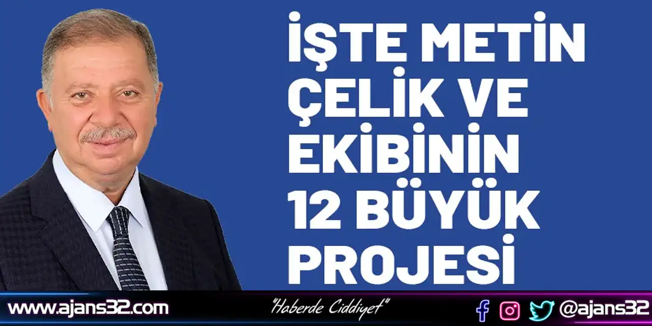 İşte Metin Çelik ve Ekibinin 12 Büyük Projesi