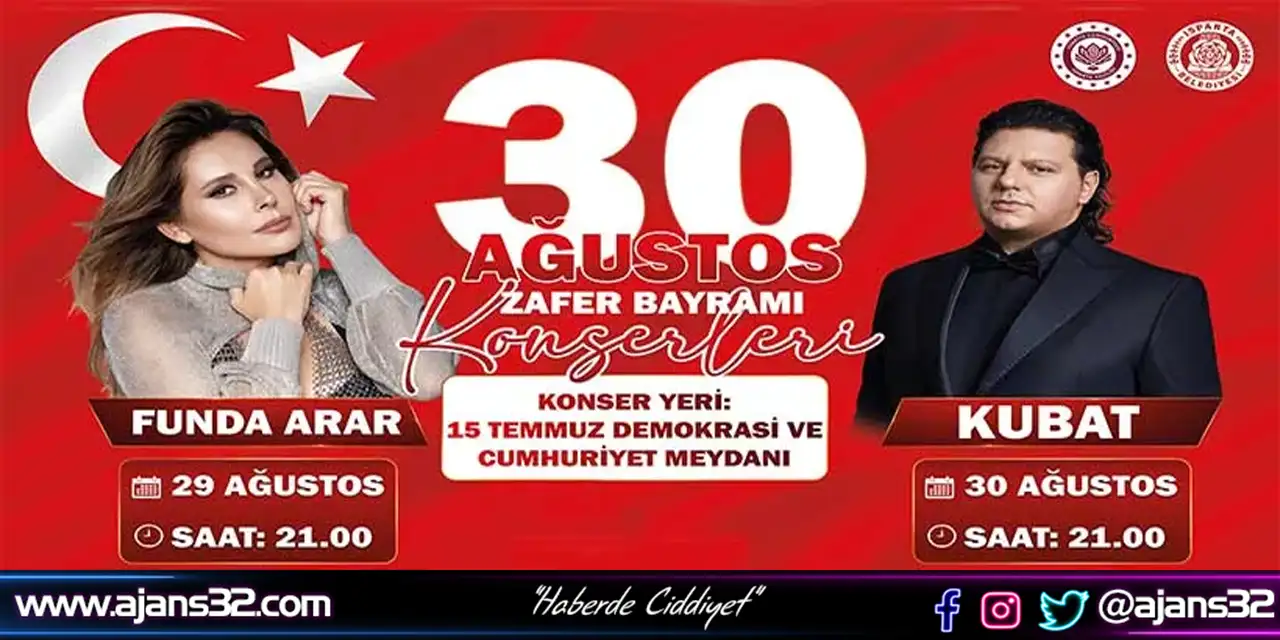 Isparta’da Zafer Bayramı Coşkuyla Kutlanacak