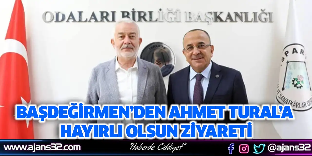 Başdeğirmen’den Ahmet Tural’a Hayırlı Olsun Ziyareti