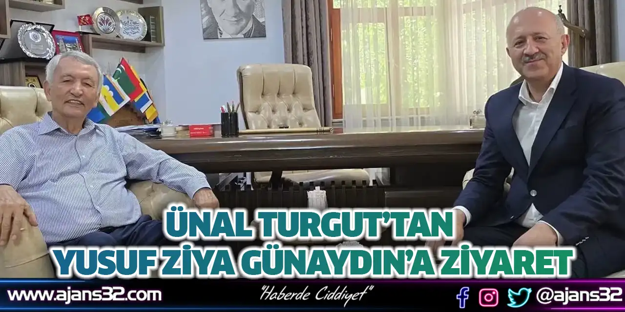 Ünal Turgut’tan Yusuf Ziya Günaydın’a Ziyaret