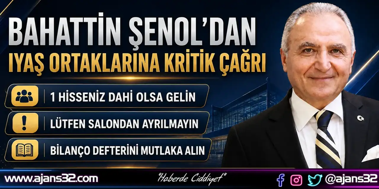 Bahattin Şenol: "1 Hisseniz Dahi Olsa Gelin”