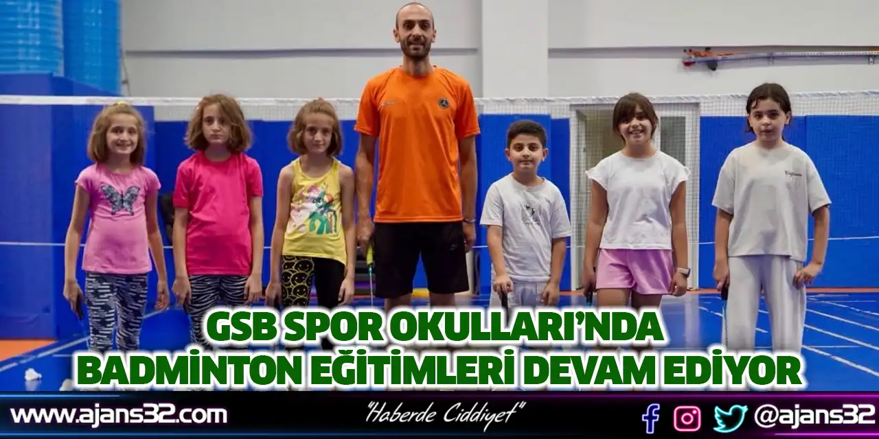Gsb Spor Okulları’nda Badminton Eğitimleri Devam Ediyor